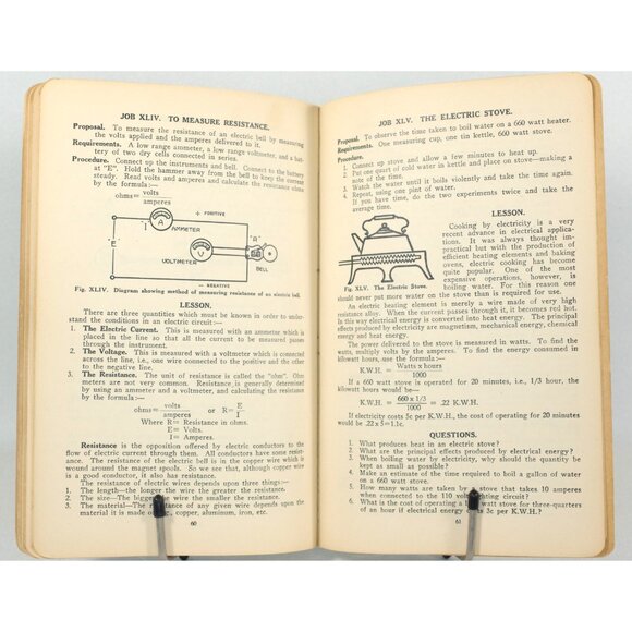 Progressive Technical Series: Junior Electricity, Clarke & Stuart Co 1935 1st Ed - Picture 10 of 10